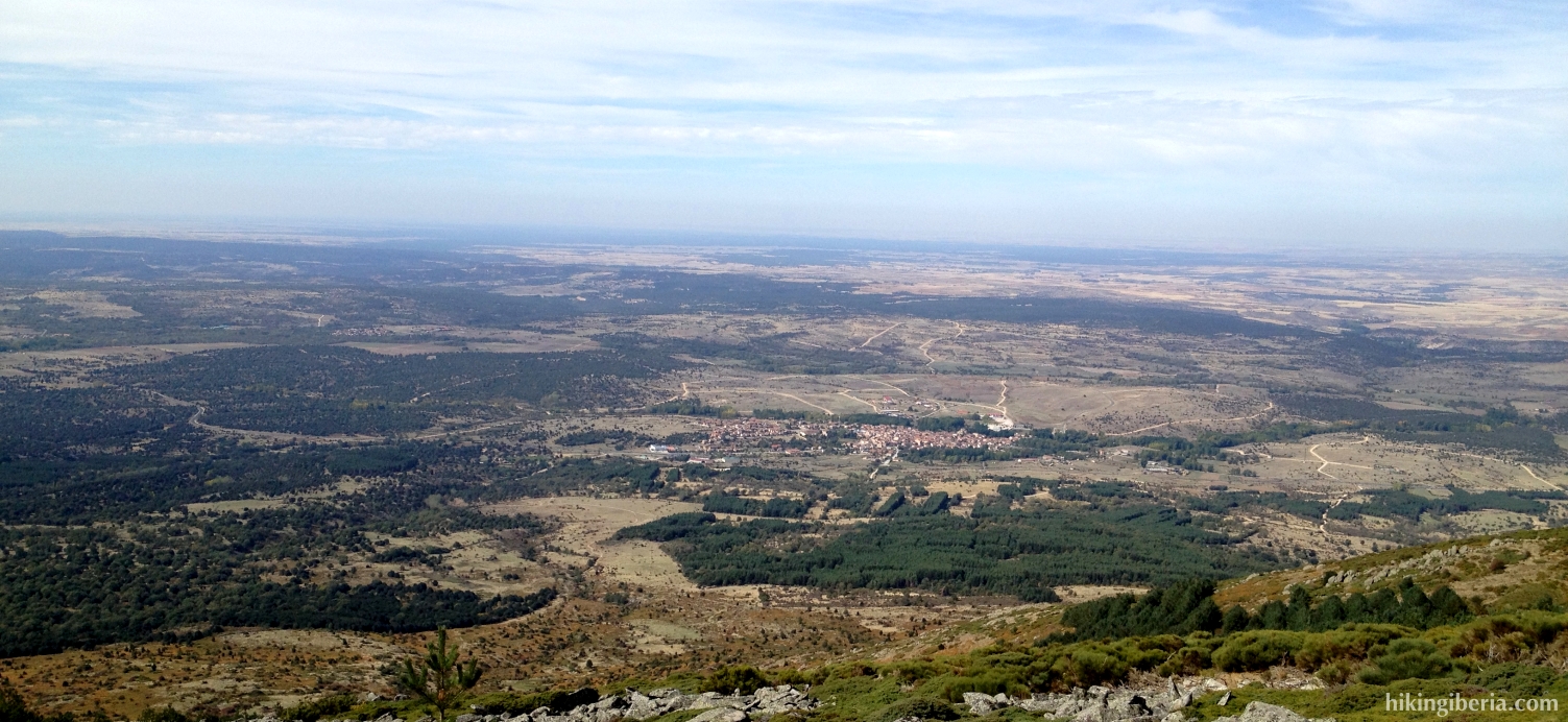 View over the province of Segovia